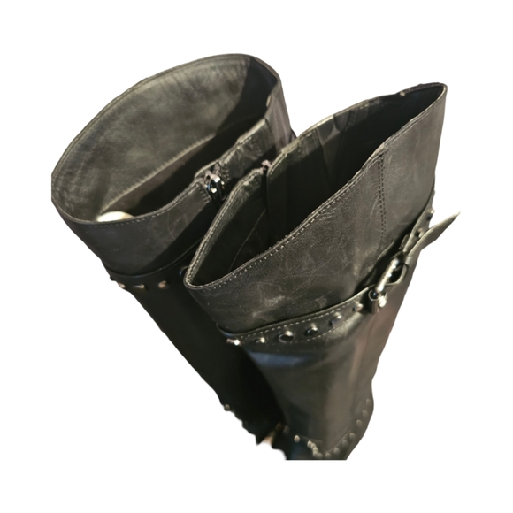 Sam Edelman Black Knee High Boots Womens size 7.5M - Picture 6 of 9